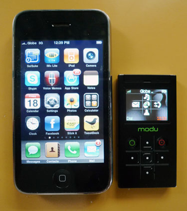 modu with iphone
