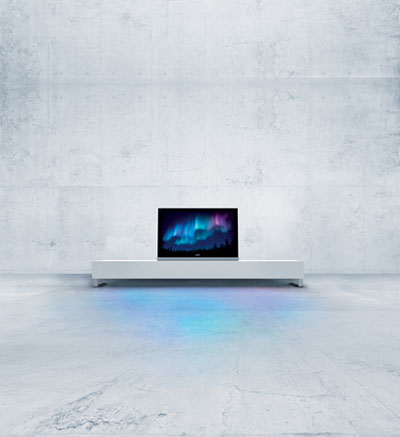 sony bravia monolithic design