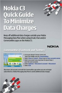 C3 Quick Guide to Minimize Data Charges Flyer - Front