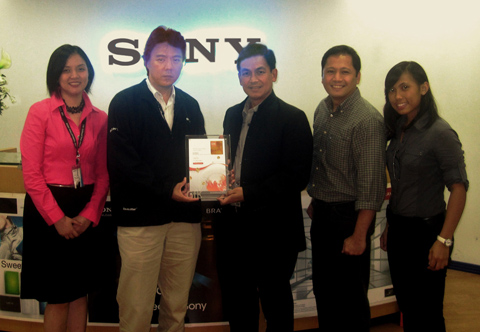 Sony No. 1 Award