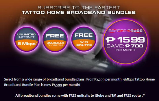 globe broadband bundles