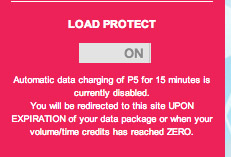 load protect on