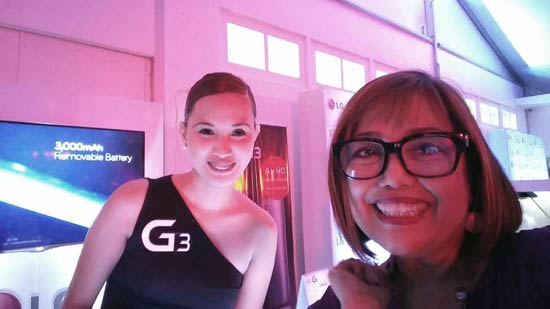LG G3 selfie