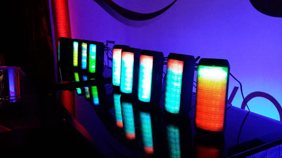 EZY neon speakers