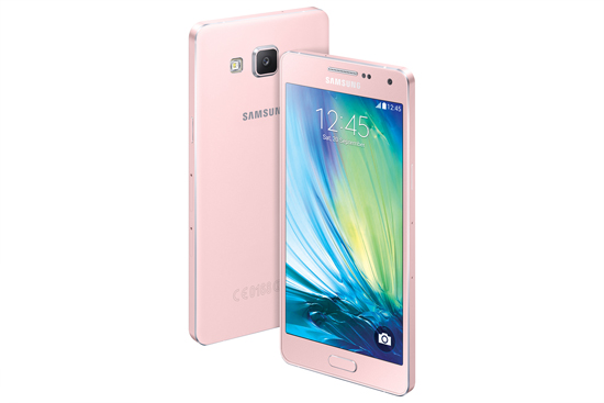Samsung Galaxy A Series in pink