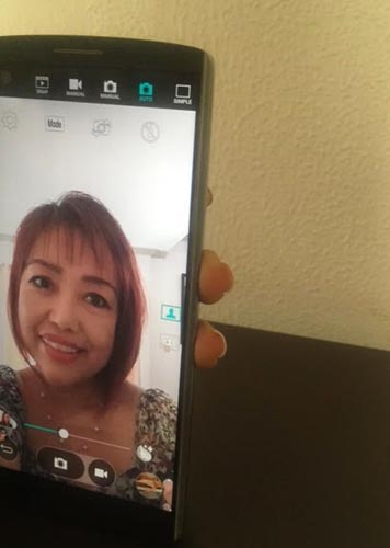 selfie using LG V10
