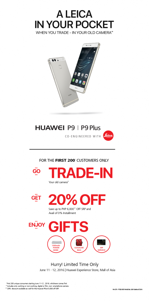 Huawei P9 Trade-in Promo