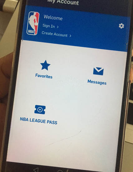 Globe NBA app