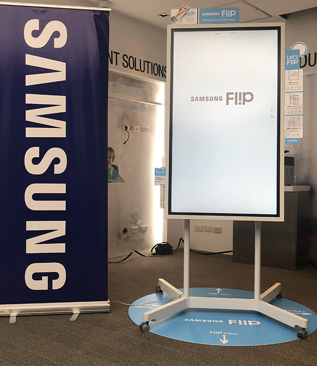Samsung Fl!p interactive digital flip chart