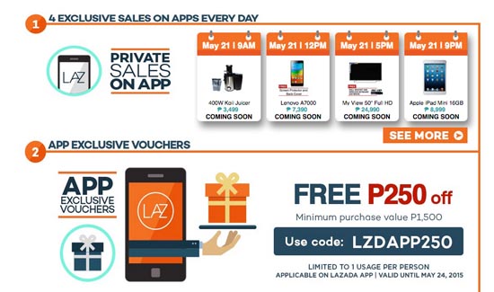 big app sale from lazada