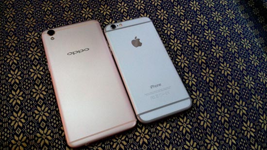 OPPO and iPhone