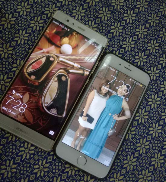 huawei p9 plus vs iphone 6