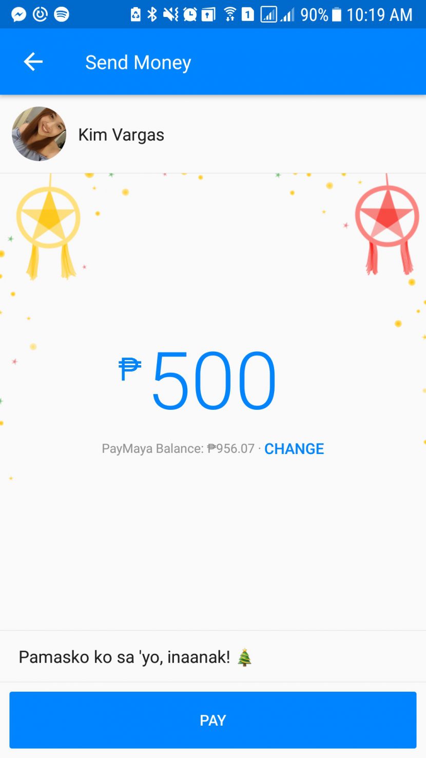 PayMaya launches the &quot;digital aguinaldo&quot; service on